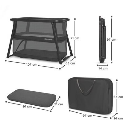 Kinderkraft SOFI PLUS Reiseseng, Grey