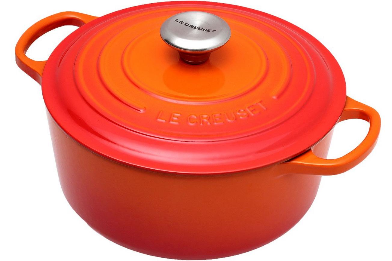 Le Creuset braadpan - cocotte 24cm, 4,2L oranje