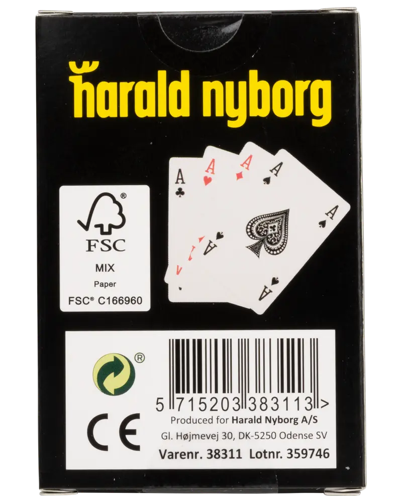 Harald Nyborg spillekort