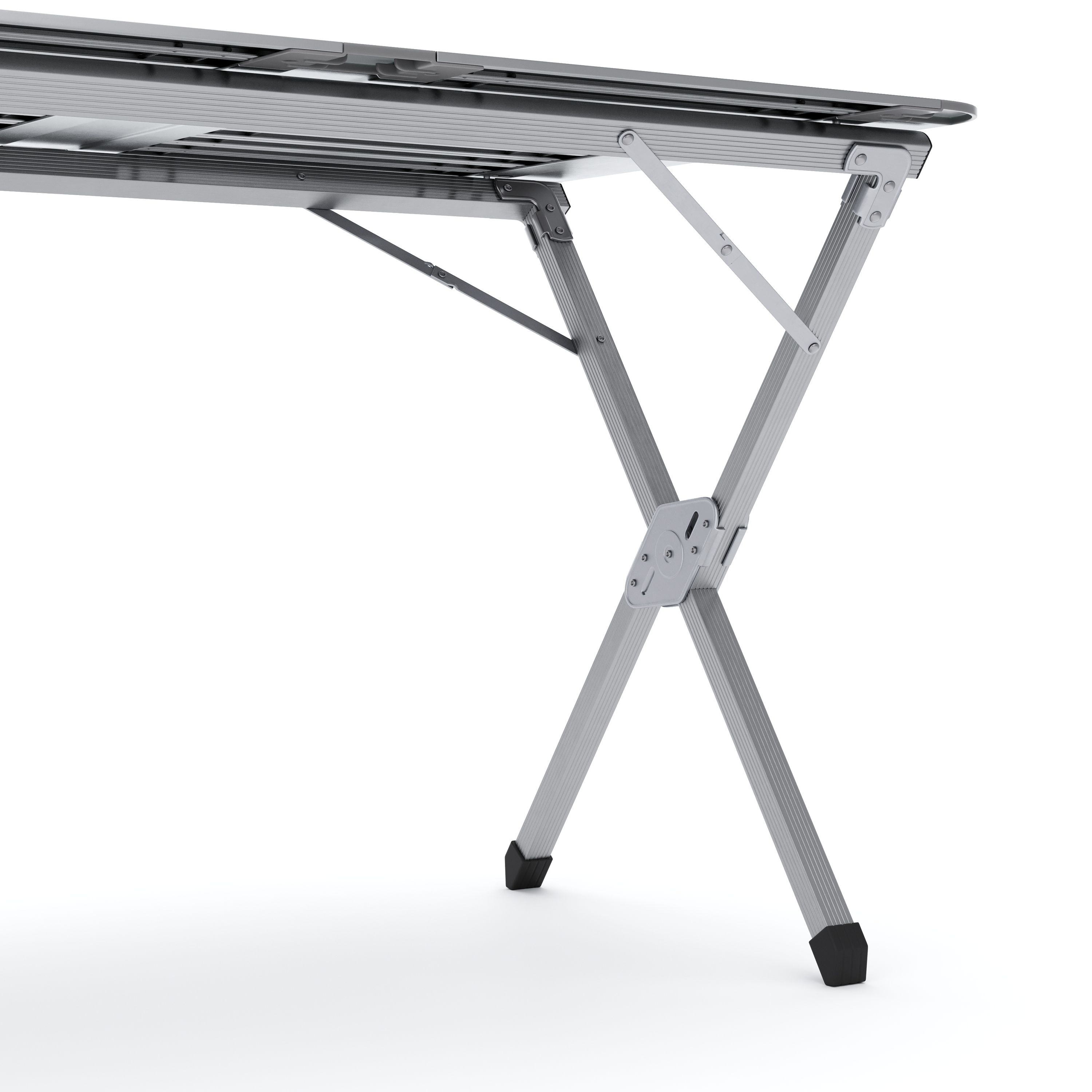 Campingtisch klappbar 106 x 70 cm silber