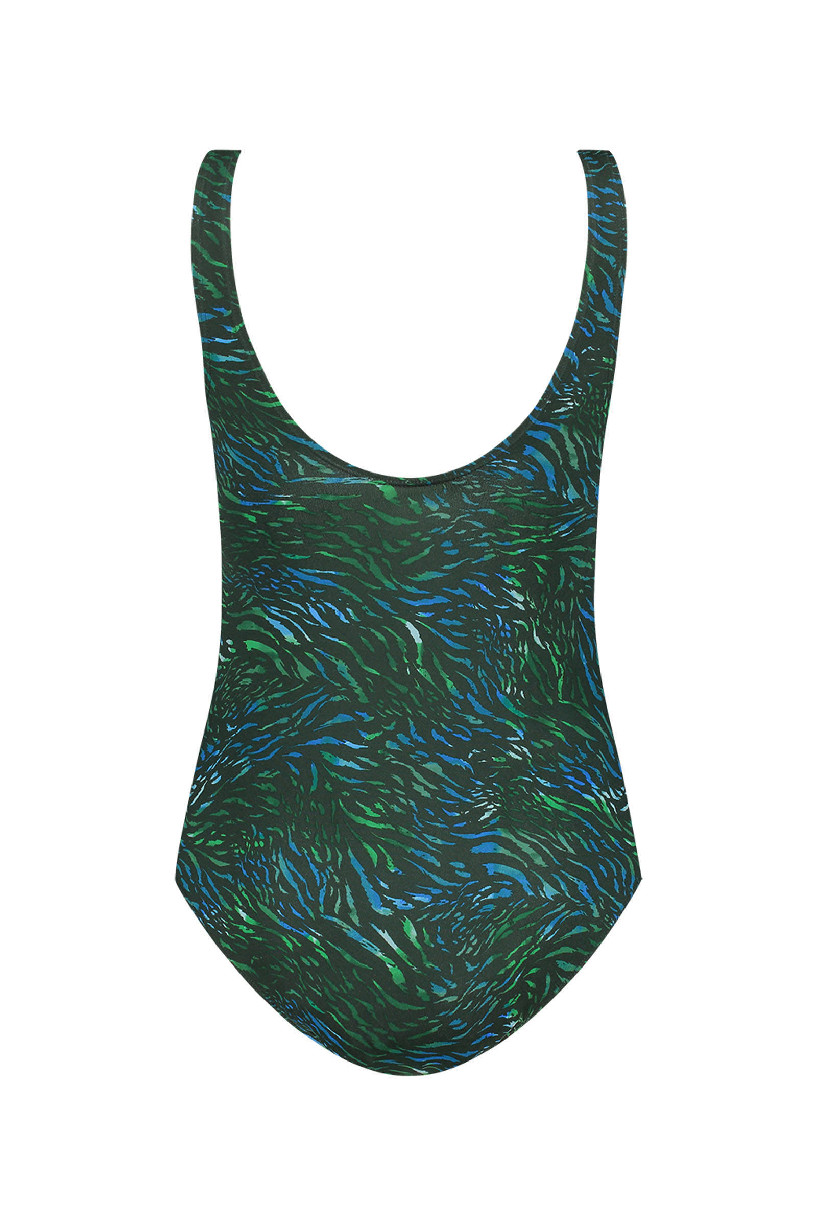 ten Cate Swim badpak donkerblauw/groen