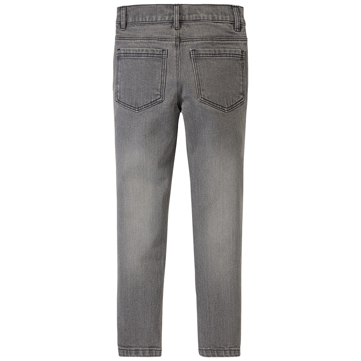 Jonas Nielsen Jungen Slim-Jeans mit Used-Waschung hellgrau