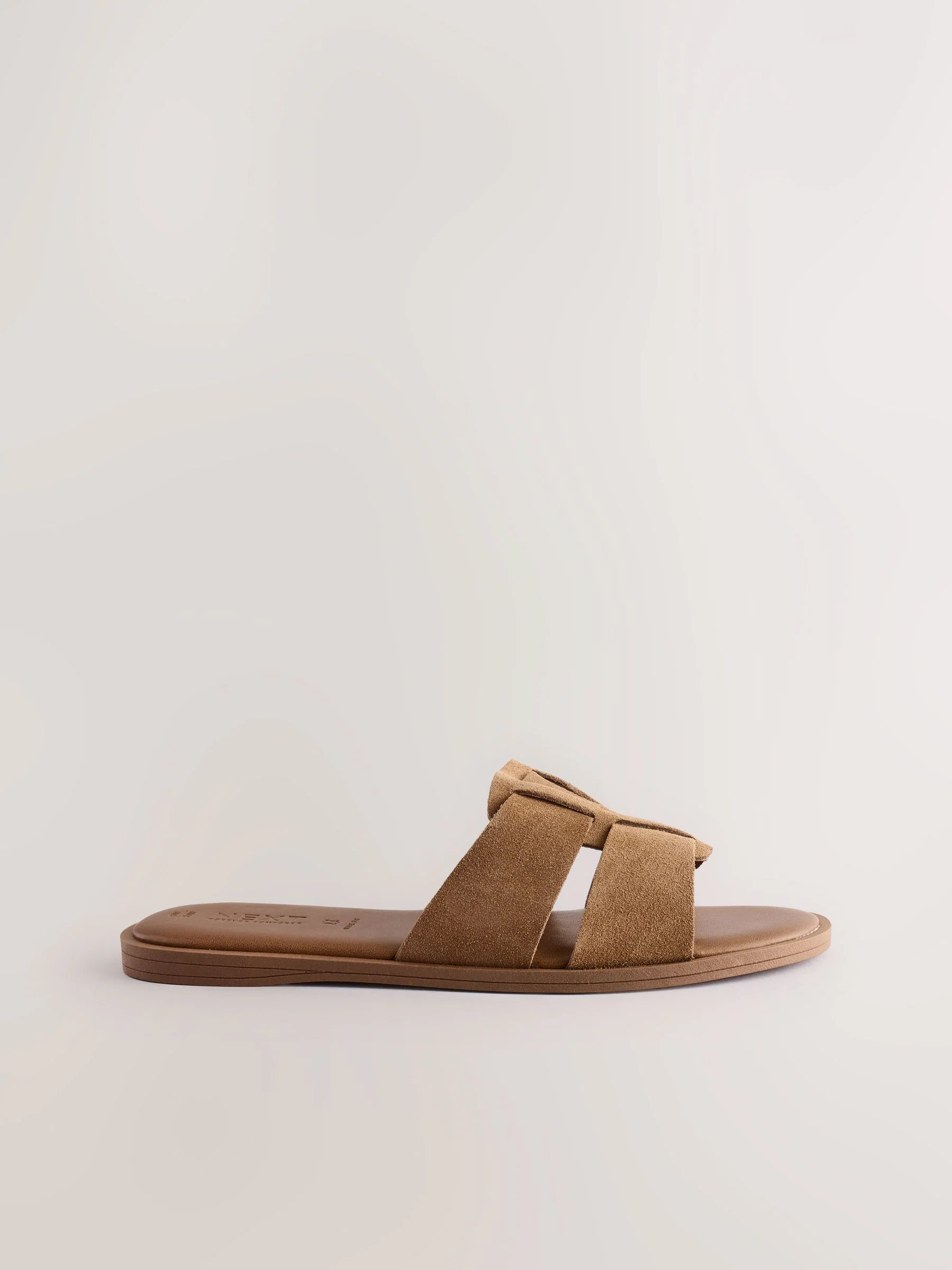 Lichtbruin - Slotted Muilsandalen