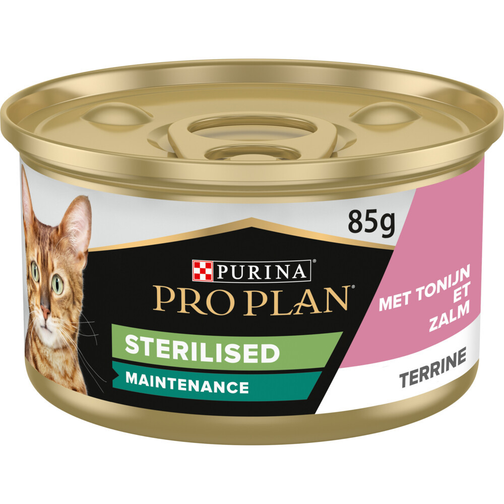 Pro Plan Cat Blik Paté Sterilised Zalm & Tonijn85 gr