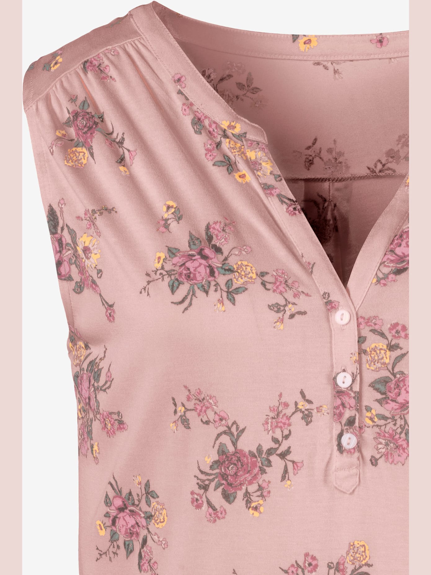 Débardeur lot de 2 : imprimé floral et uni