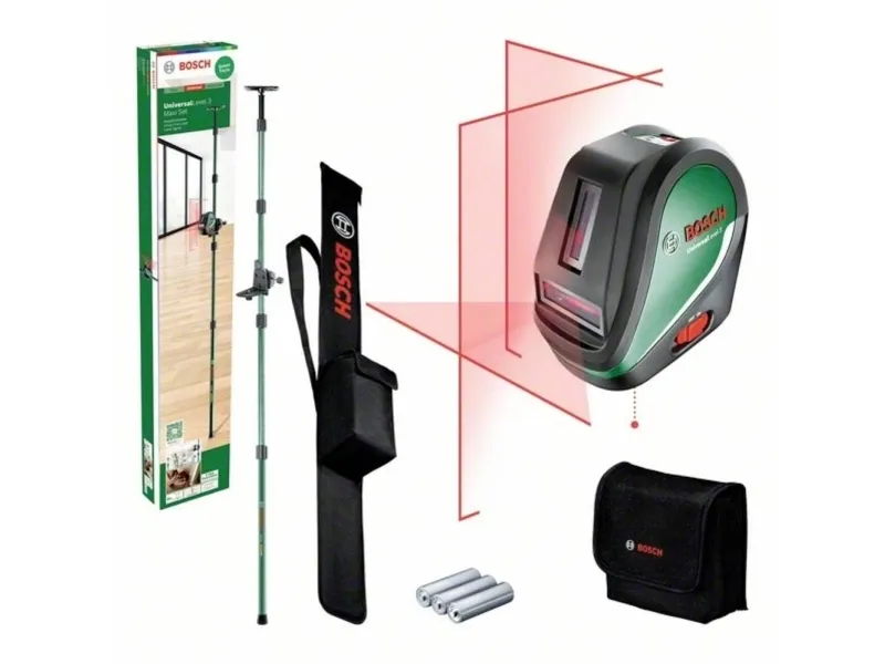 Bosch Home and Garden UniversalLevel 3 Maxi-Set Krydslinjelaser