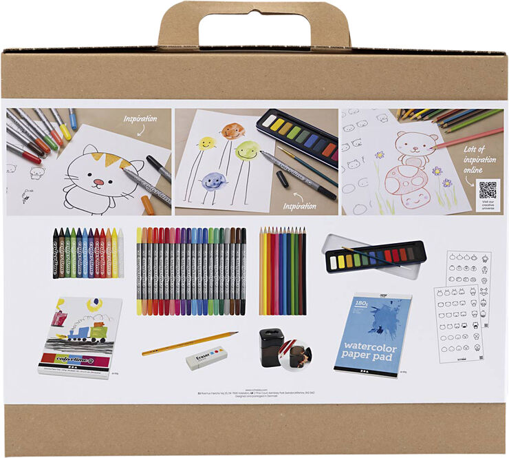 Creativ Company Maxi DIY Mix Farvelægning, Tegning