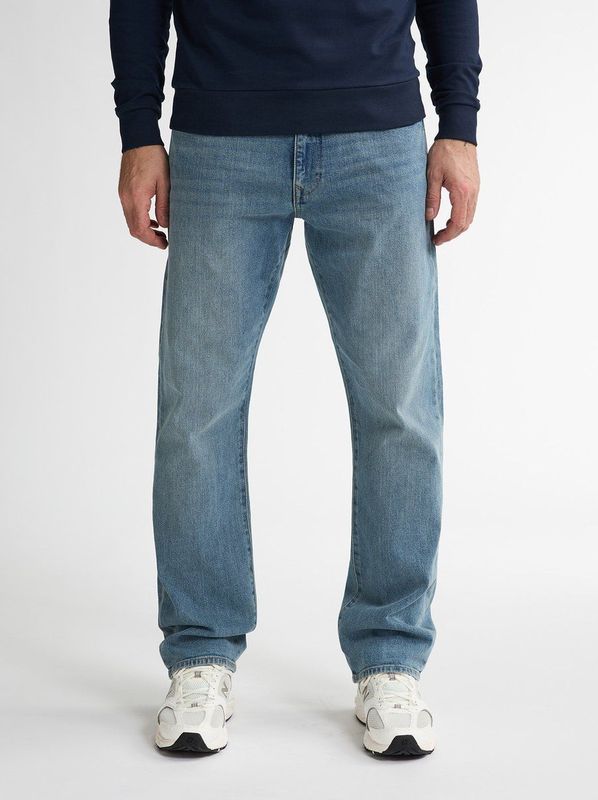 Lewis - Loose Fit Jeans - Blauw - Stretch Denim