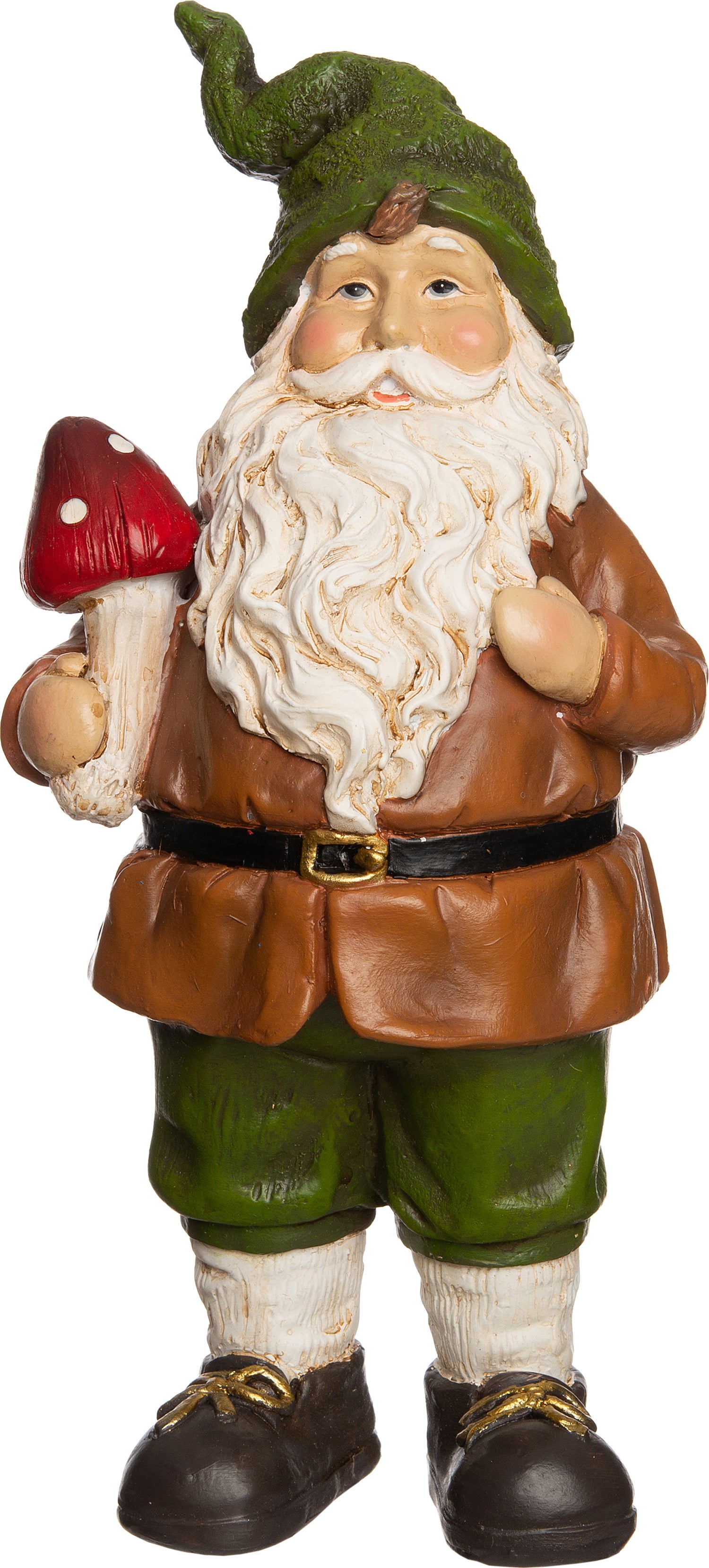 Intratuin tuinbeeld kabouter groen 8,5 x 7 x 19 cm