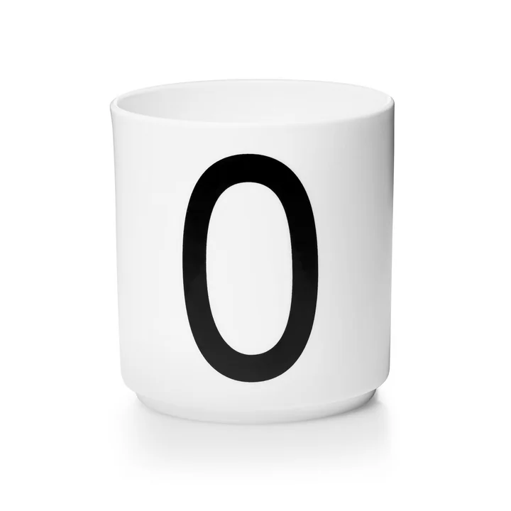 Design Letters - AJ Porzellan Becher O, weiss