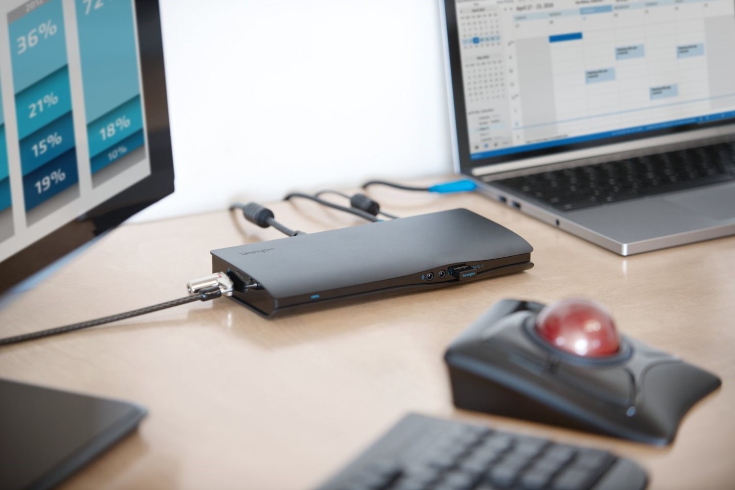 Kensington - Expert Trackball trådløs - Sort