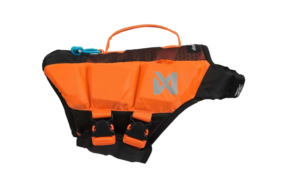 Non-stop Dogwear Protector Life Jacket Size 2-4 Black/Orange