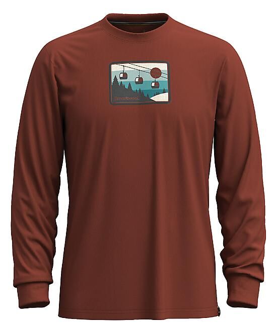SMARTWOOL - T-SHIRT ML GONDOLA RIDE GRAPHIC TEE M