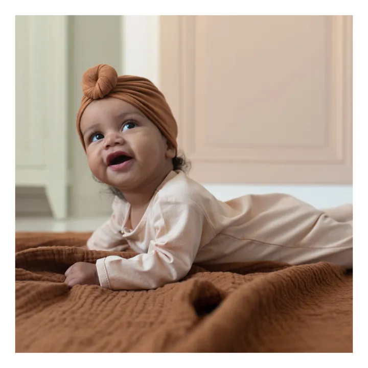 Bonjour Little Combinaison à Pied Perfect Coton Bio | Rose poudré