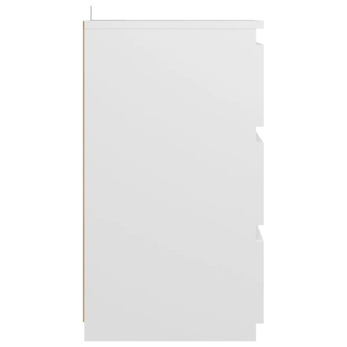 vidaXL Tables de chevet blanches