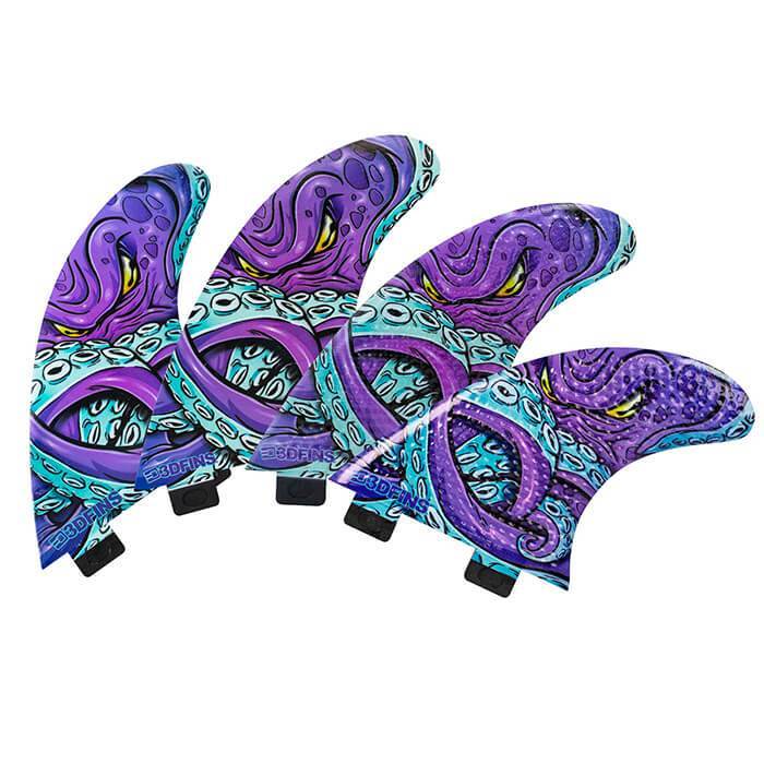 3DFINS Go Hard Kraken - Quad FCS - Medium