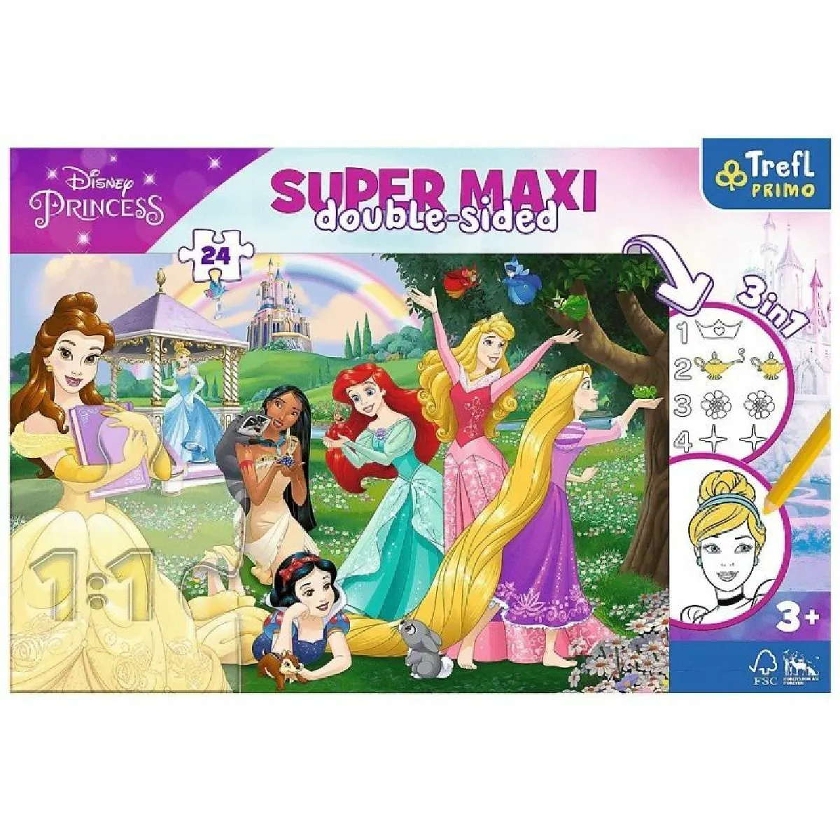 Trefl Maxi Disney Ksiezniczki