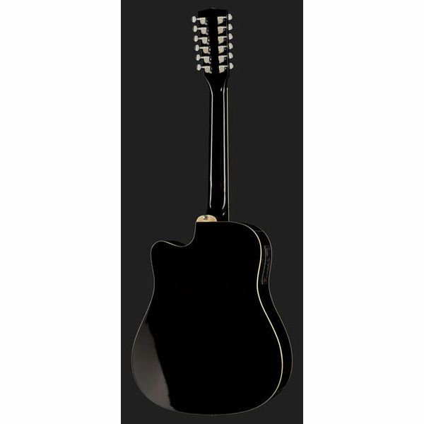 Harley Benton HBD200-12BK 12-String Westerngitarre schwarz