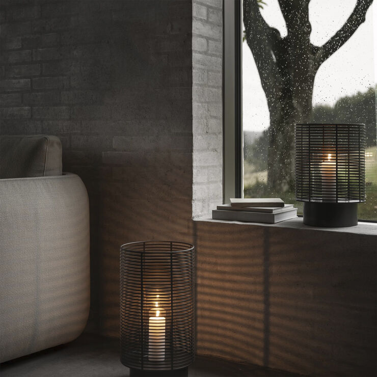Blomus Outdoor lantern -OLEA- Colour Gunmetal Size L Gunmetal, metallic finish