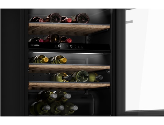 BOSCH - Cave à vin de service KWK16ABGB, Série 6, Double zone de températures