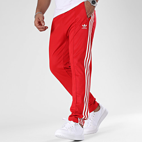 Pantalon Jogging A Bandes Beckenbauer IM4547 Rouge
