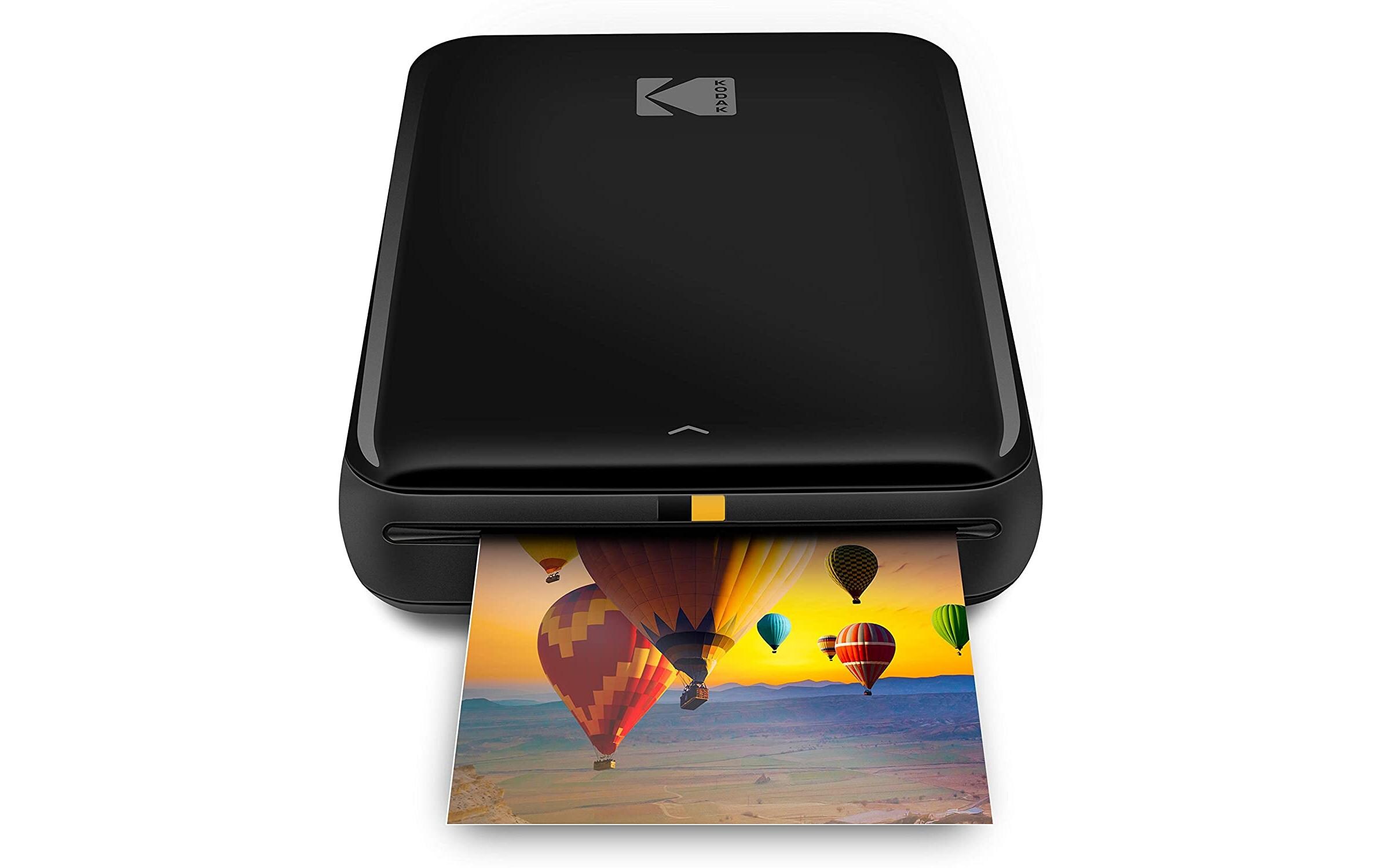 Fotodrucker Step ZIP Mobile Schwarz<br>Kleiner und handlicher Fotodrucker