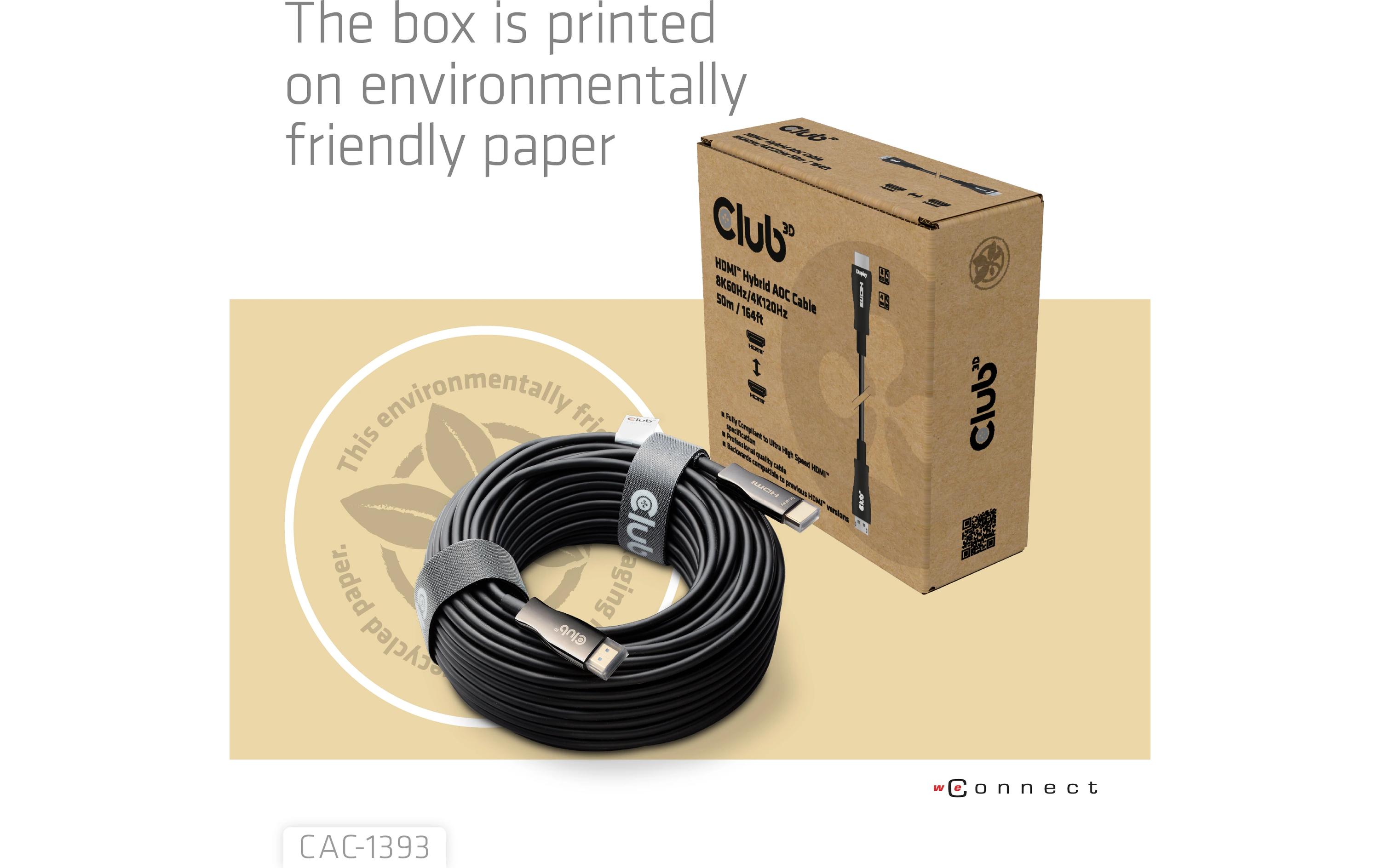 Optisches Kabel CAC-1393 HDMI - HDMI, 50 m<br>Aktive optische Hybrid-HDMI-Hochgeschwindigkeitskabel