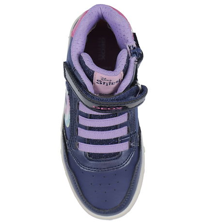 Geox Stiefel m. Leicht - J Skylin - Disney - Stitch - Navy/Fuchs