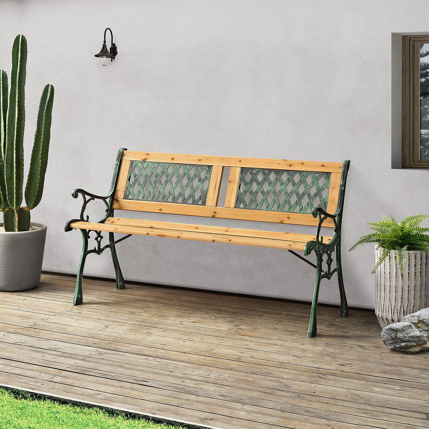 Sanremo 2-persoons houten tuinbank