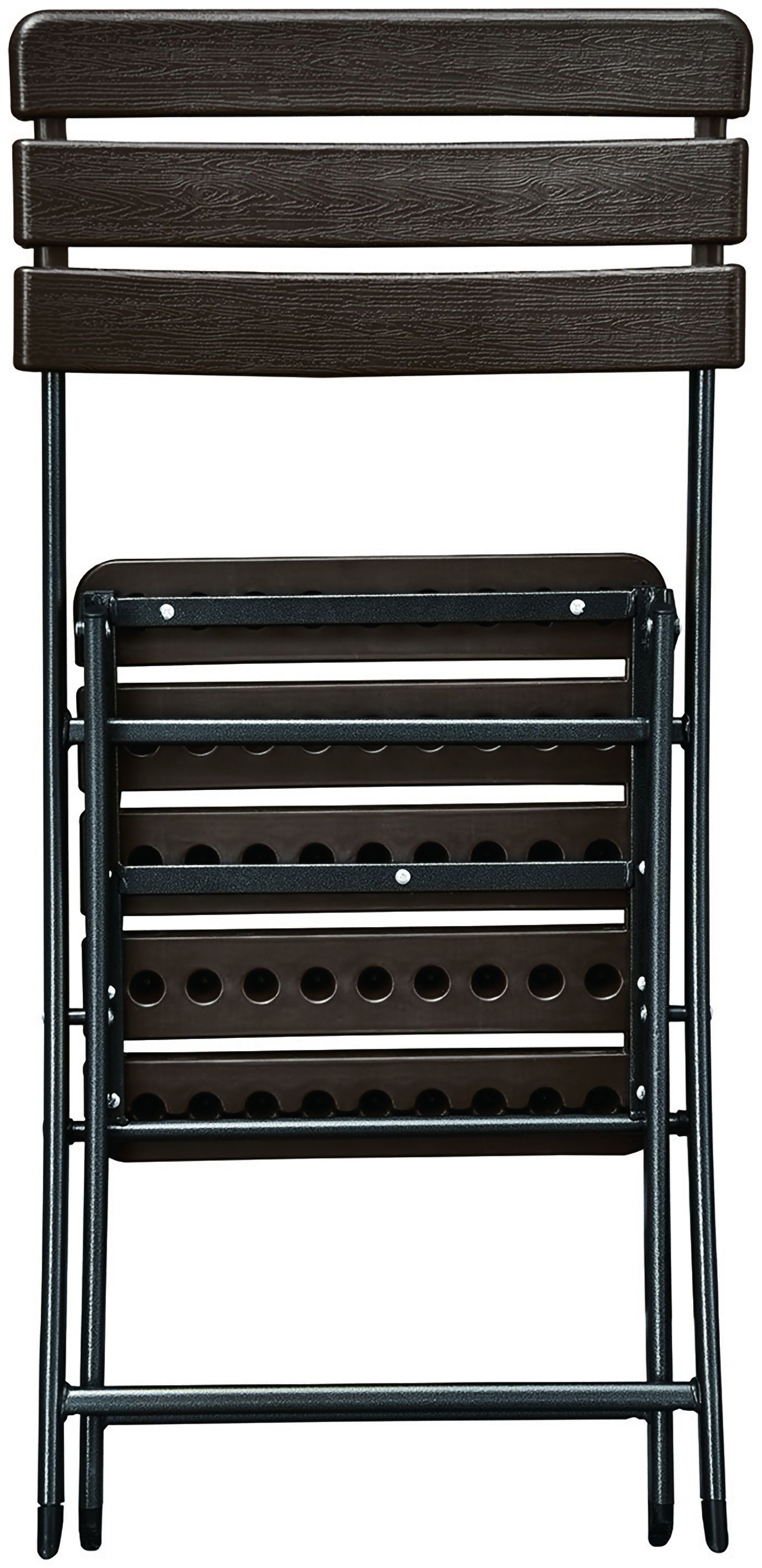 2x Klappstuhl Gartenstuhl Bistro Stuhl Stühle Stuhlset Camping Holz Optik