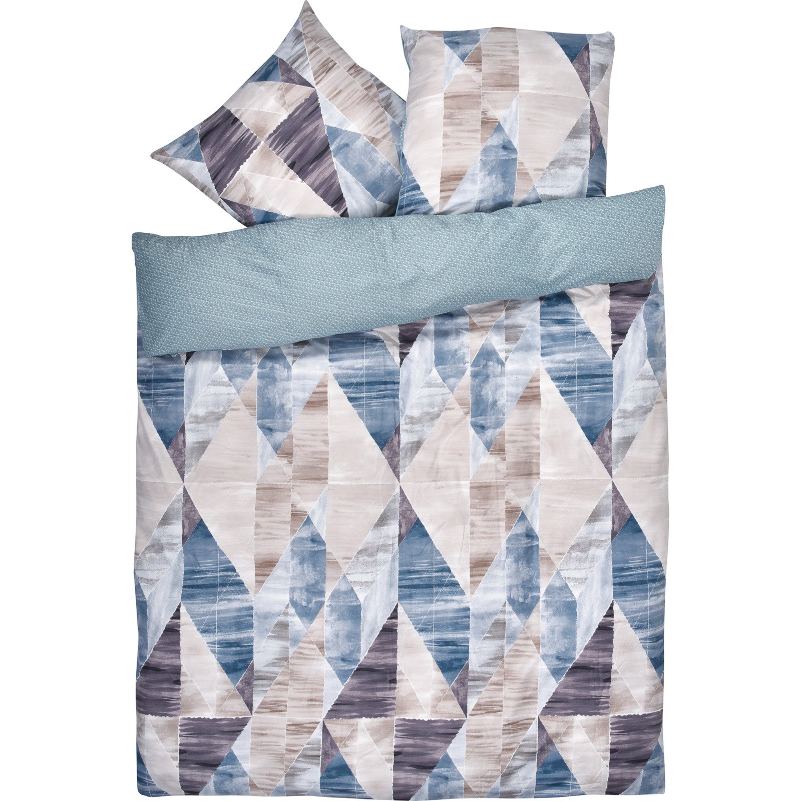 Bettwäsche mit modernem Design 200x210 2x65x65 Bettanzug Fra