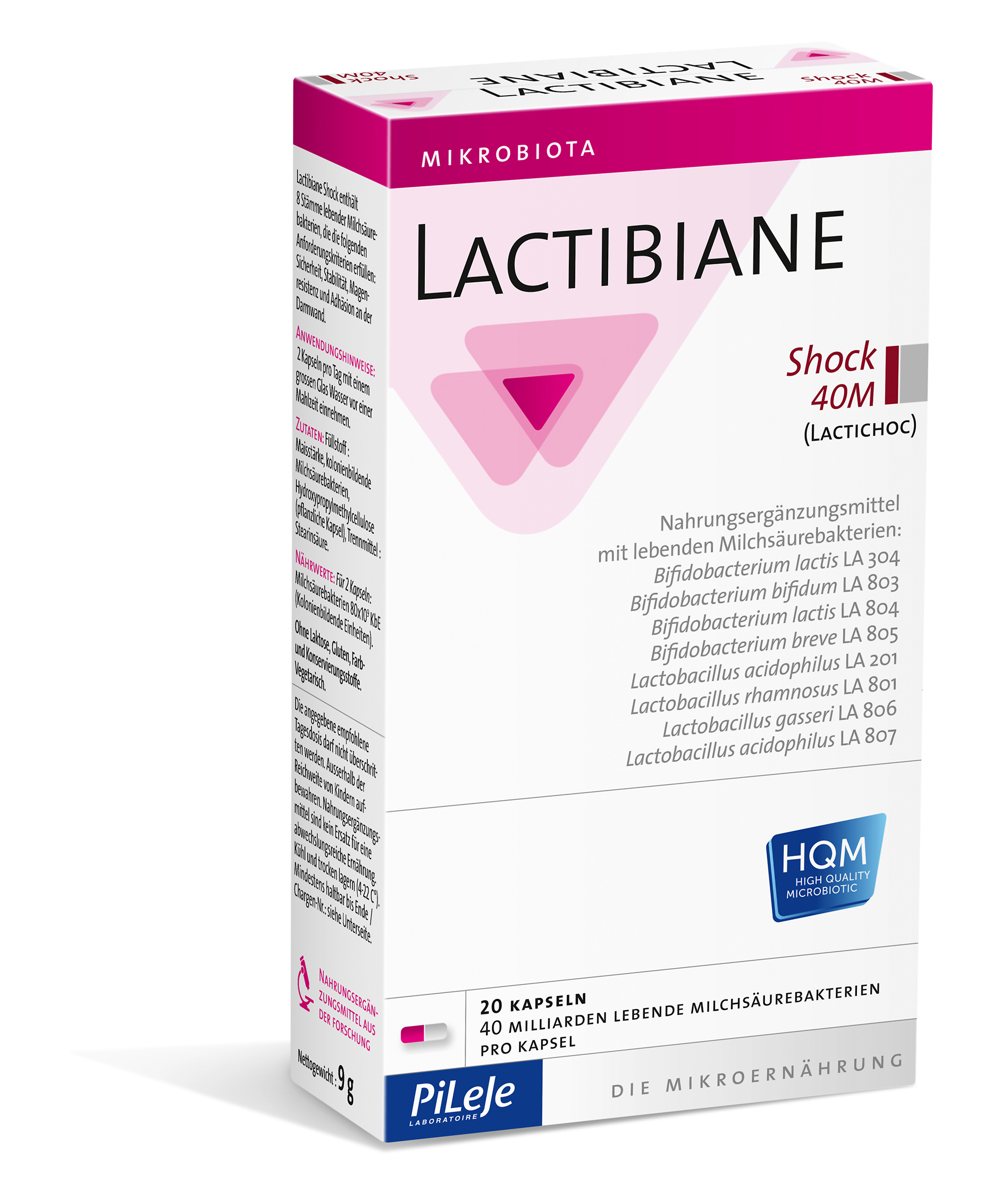 LACTIBIANE Shock 40M<br>20 Stück, Blister, Kapsel, gél