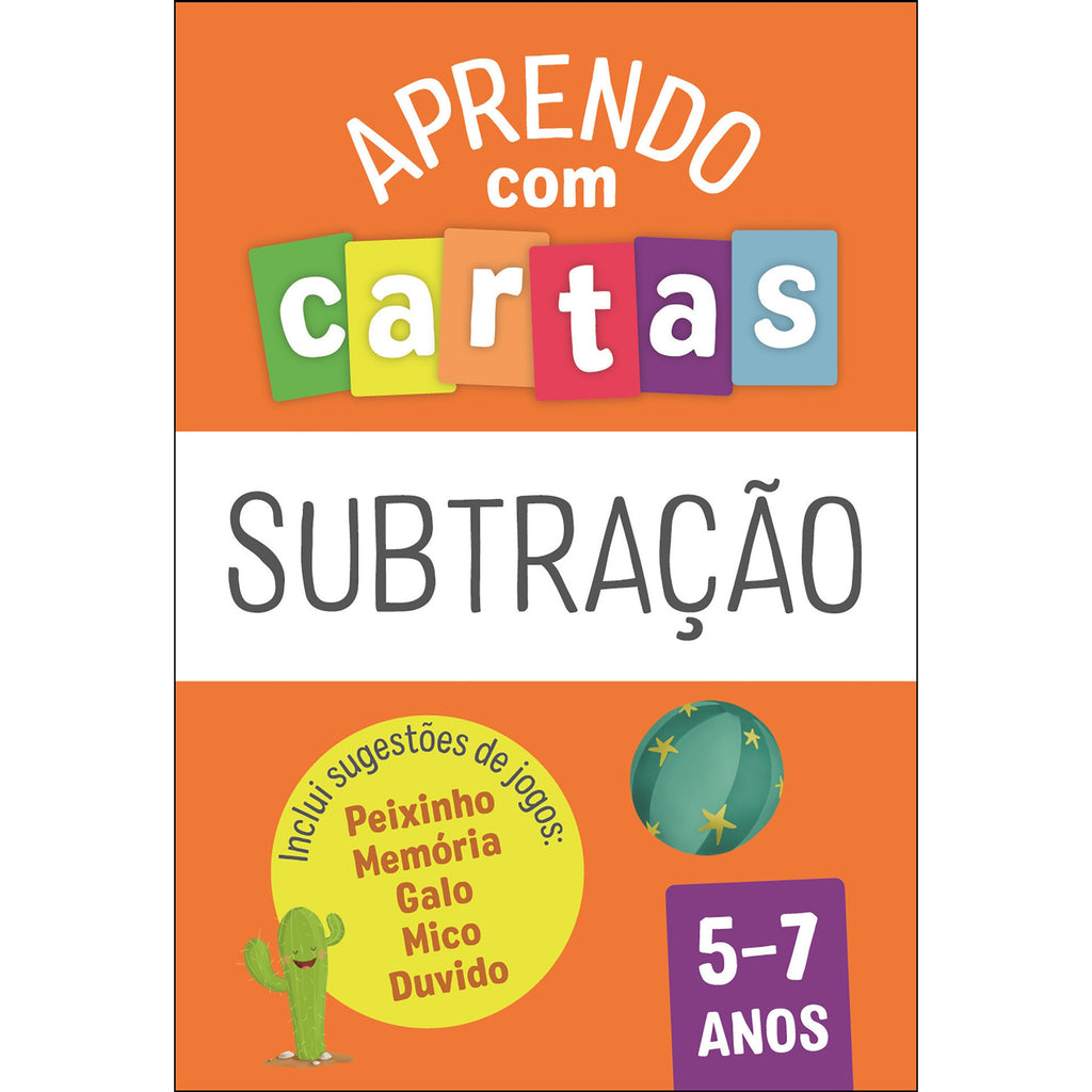 Aprendo com Cartas - Subtração 5-7 Anos