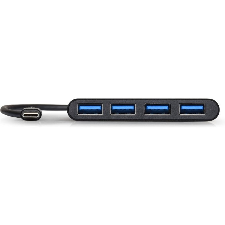 Port Designs 900123 hub & concentrateur USB 3.2 Gen 1 (3.1 Gen 1) Type-C 5000 Mbit/s Noir
