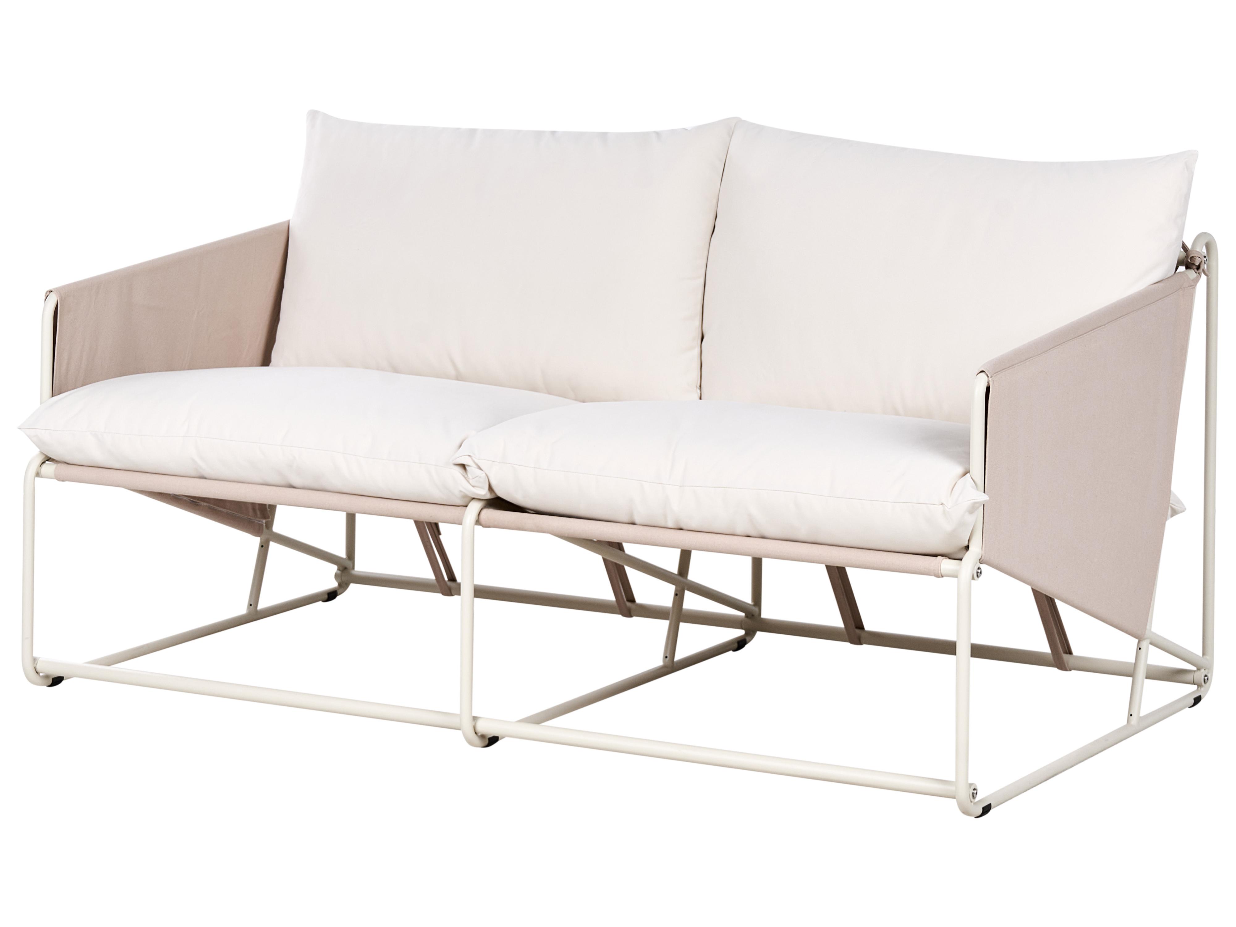 Tuin bankenset 4-zits PONTE Metaal Taupe