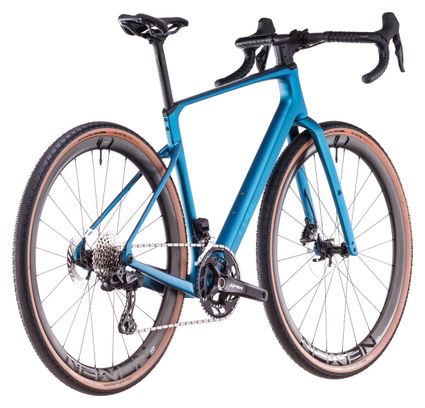 Vélo de Gravel Cube Nuroad C:62 Race Shimano GRX Di2 12V 700 mm Bleu Mineral Teal 2025