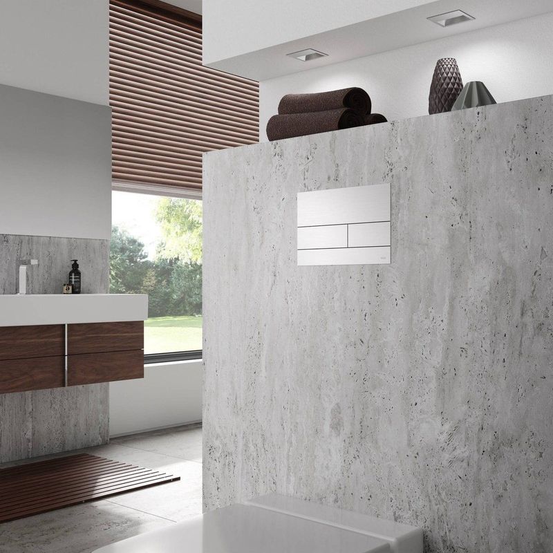 TECE - Square II - Drukplaat - RVS