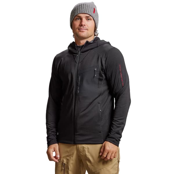 Veste polaire THE MOUNTAIN STUDIO TECHNO STRETCH MID HOOD BLACK ONYX