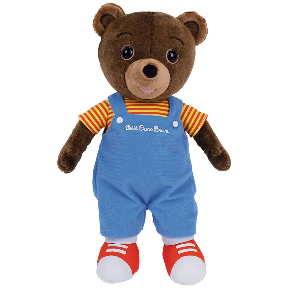 PELUCHE PETIT OURS BRUN 32 CM
