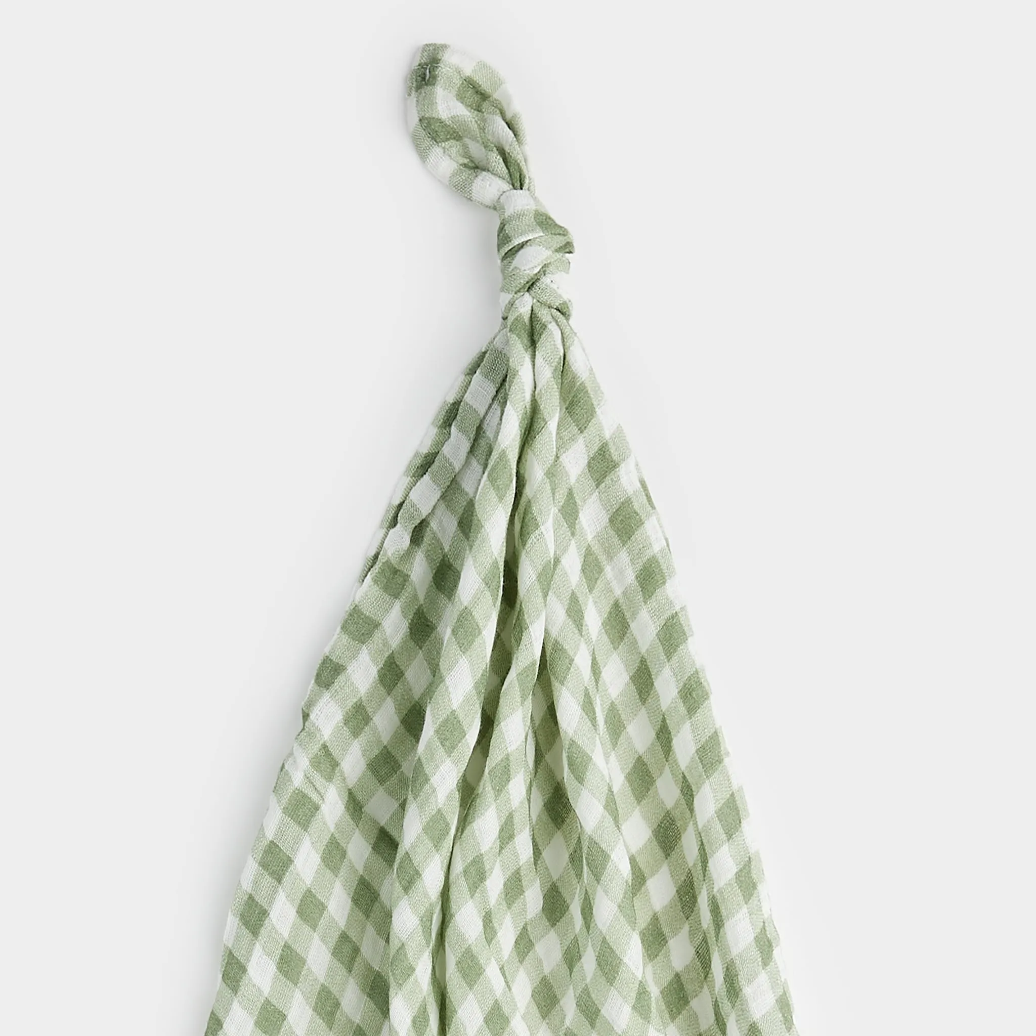 Firsts par Petit Lem Mousseline Gingham Cactus