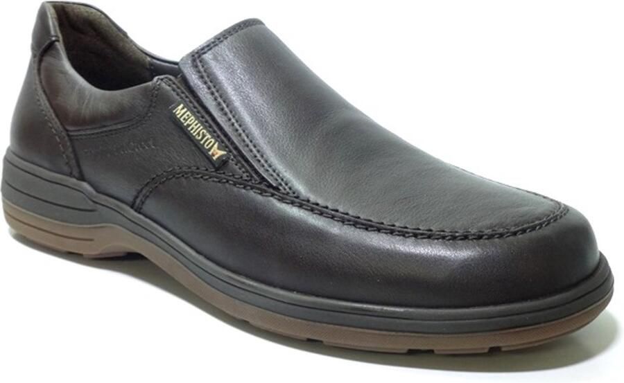 Mephisto Heren Instappers & Mocassins Davy Dark Brown Donkerbruin ½