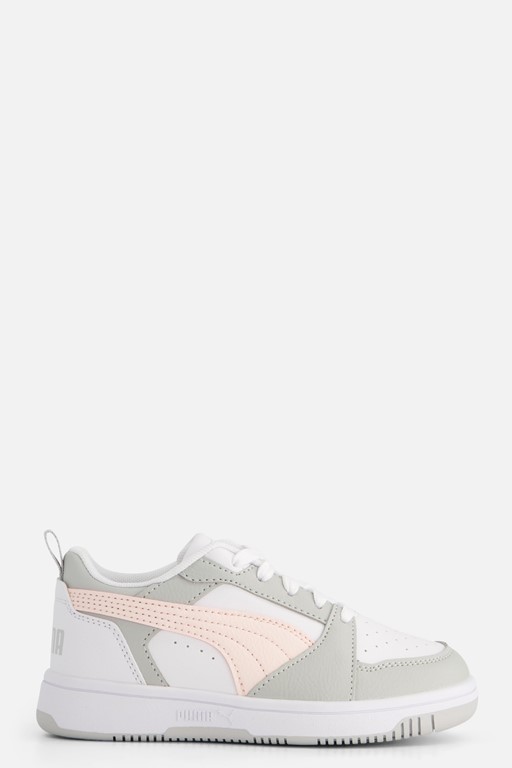 Puma Rebound v6 lo Sneakers wit Imitatieleer