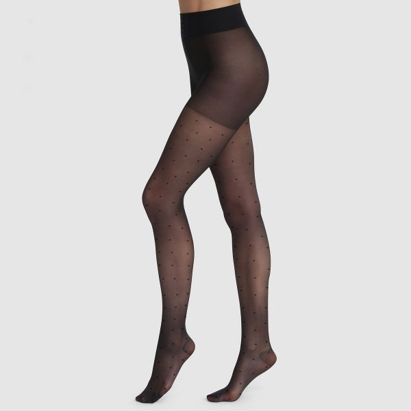 DIM Collants c/ Ponto Cheio Perfect Contention 25D Preto T3