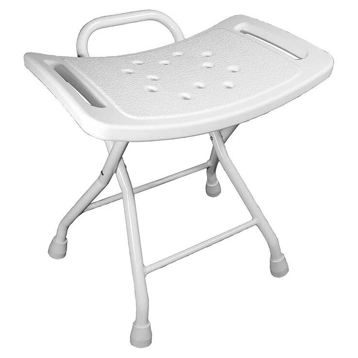 Duschhocker faltbar weiss, 1 St