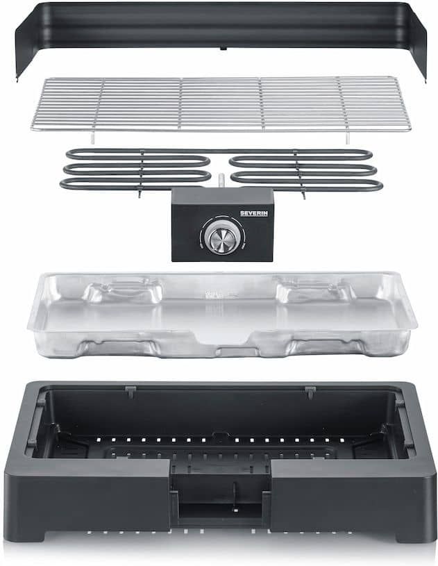 Tischgrill mit Grillrost