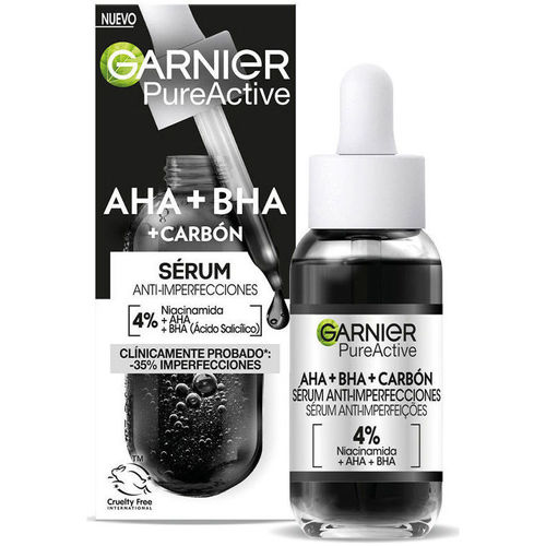 Garnier - Pure Active Aha + Bha + Carbón Sérum Anti-imperfecciones
