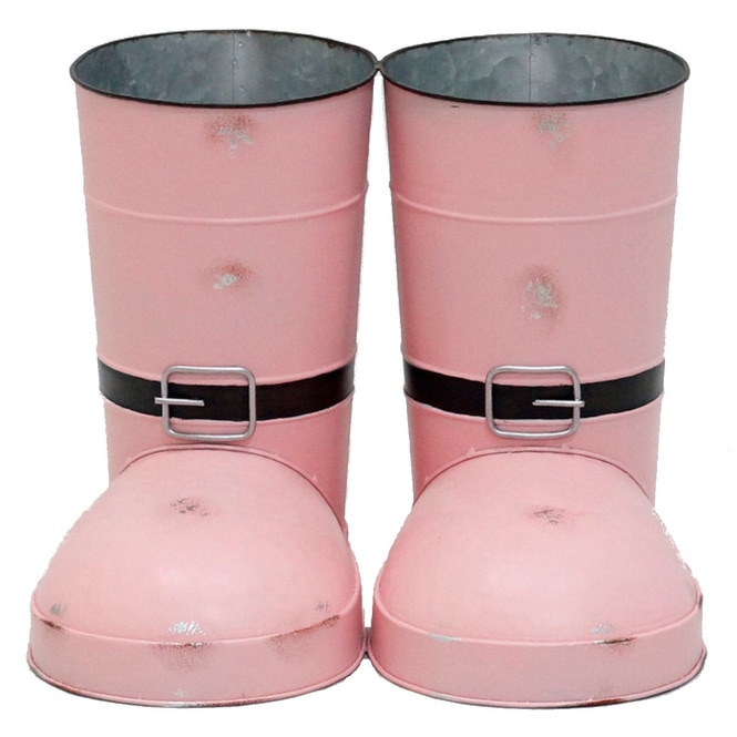 Pflanzgefäß - Stiefel - ca. 37 x 33 x 30 cm - rosa