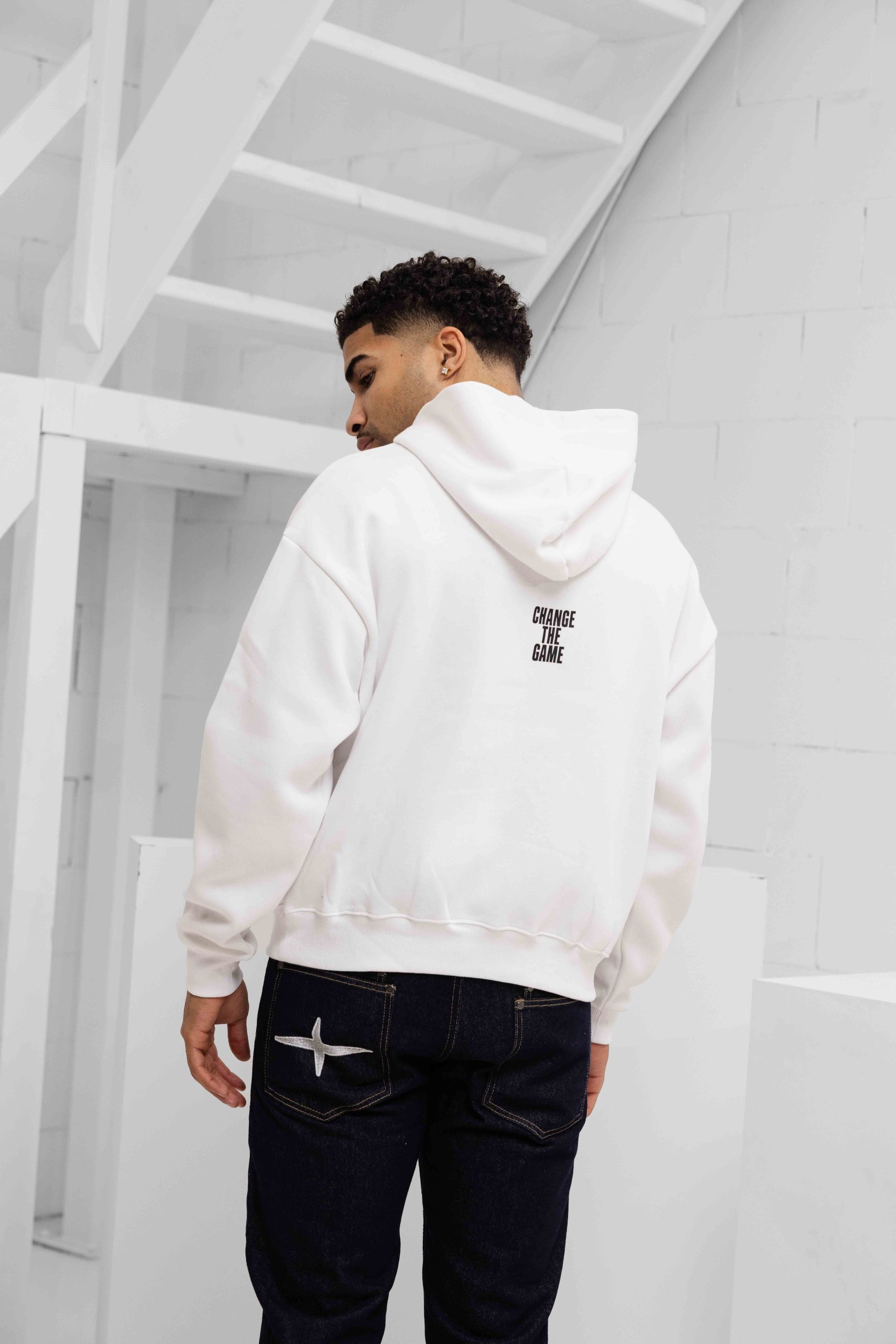 Project X Paris Boxy Hoodie Heren Wit