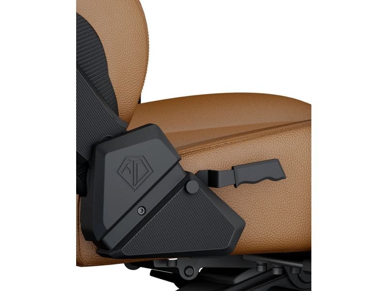 Anda Seat Gaming-Stuhl Kaiser 3 L Braun Gaming-Stuhl aus Kunstleder und mit einer Belastbarkeit von bis zu 120 kg