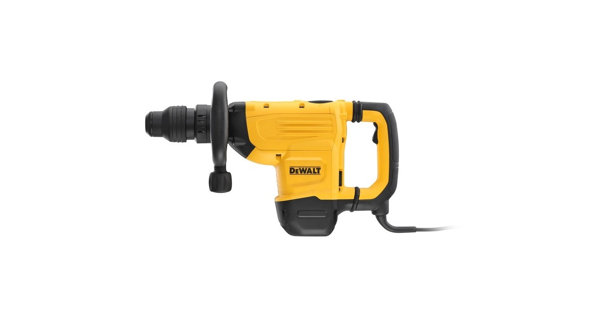 DEWALTD25872K-QS SDS-Max Beitelhamer 1600W AVC  (Geel/zwart, Incl. draagkoffer)